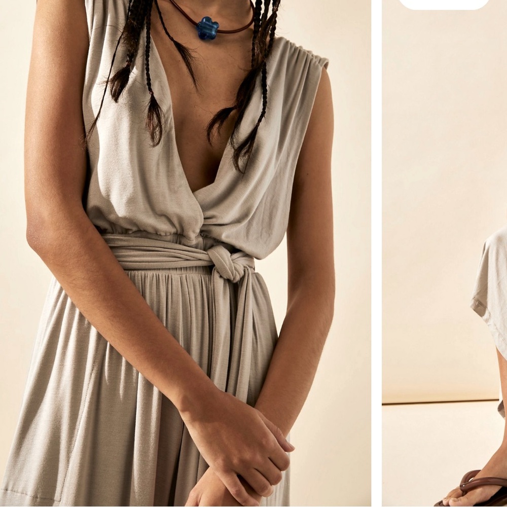 NEW Free People Dani Open-Back One Piece Jumpsuit Small
